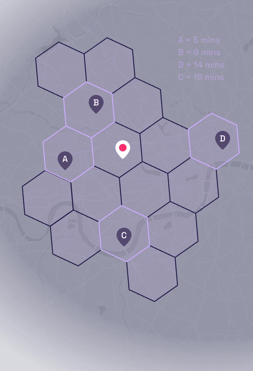 Filter and Rank Locations